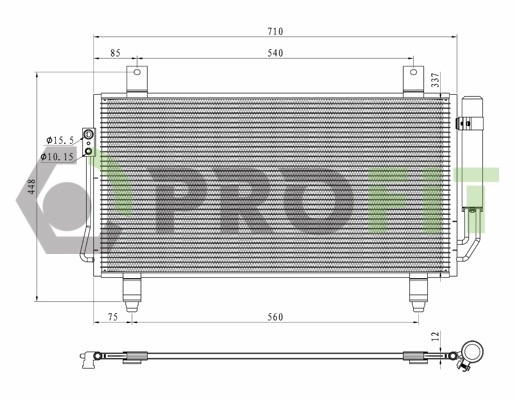 Aire acondicionado capacitor Mitsubishi Outlander III SUV (GF, GG) (2010 - 2022) precio, desde 92,61 EUR
