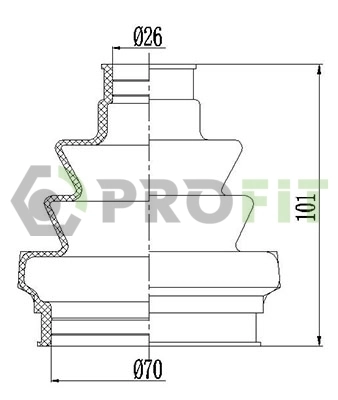 Comprar Fuelle interior del palier delantero Opel Astra  F70 a bajo precio
