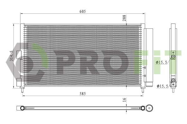 Aire acondicionado capacitor Fiat Punto II hatchback (188) (1999 - 2012) precio, desde 63,90 EUR