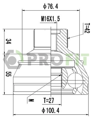  Junta homocinetica Audi A4 