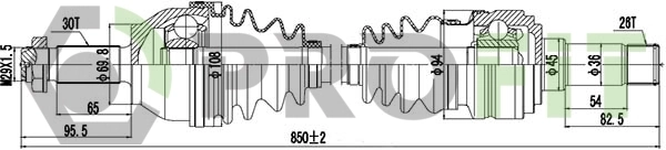 Palier Magneti Marelli TDS0203
