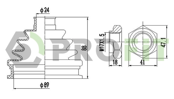 Fuelle, palier delantero exterior BMW 3 familiar (E46) (1999 - 2005) precio, desde 12,03 EUR