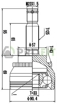 Comprar Junta homocinética exterior delantera Galant IX DJ, DM