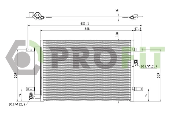 Comprar Condensador aire acondicionado Volkswagen Sharan I 7M8, 7M9, 7M6