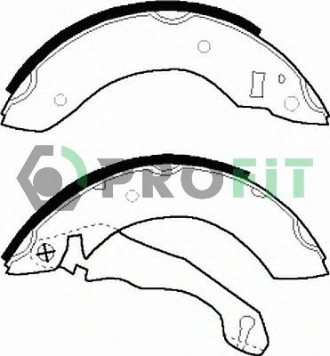 Zapatas de freno para Ford Escort III ALD