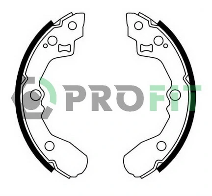 Zapatas de freno traseras Tomex 2178