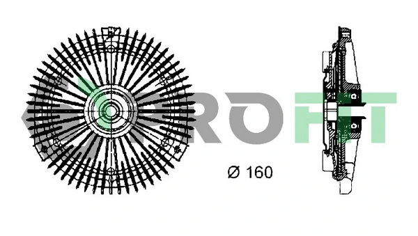 Embrague viscoso para Mercedes C 190 W201