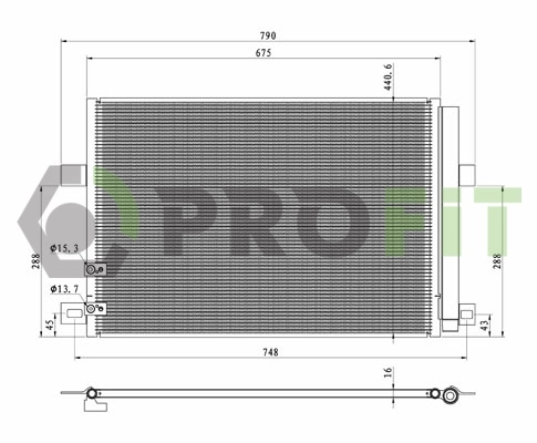 Aire acondicionado capacitor Volkswagen AMAROK pick-up (2HA, 2HB, S1B, S6B, S7A, S7B) (2010 - 2026) precio, desde 111,58 EUR