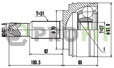 Junta homocinética exterior delantera Master III furgoneta (2010-2024) original desde 48,25 €