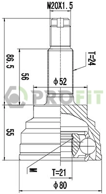 Comprar Junta homocinetica Hyundai Accent II LC