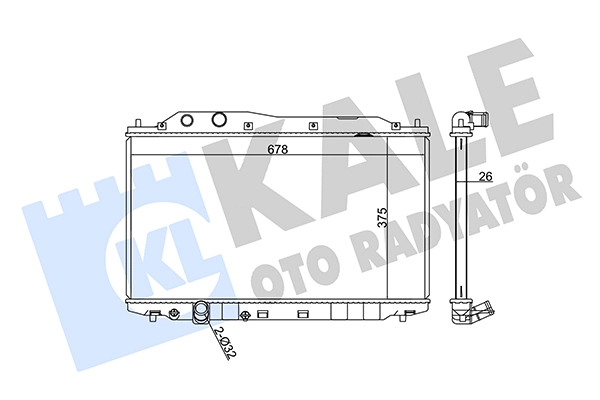 Radiador del motor Honda Civic VIII sedán comprar en España