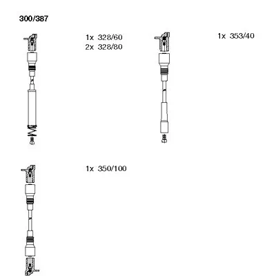 Cables de alta tensión, juego para Opel Frontera A 5SUD2