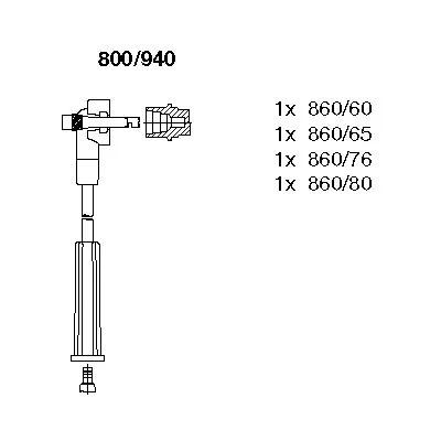 Juego de cables de bujias Ford Fiesta COURIER furgoneta (F3L, F5L) (1991 - 1996) precio, desde 39,70 EUR