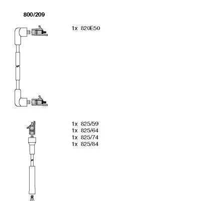 Precio del repuesto Cables de encendido Transit furgoneta
