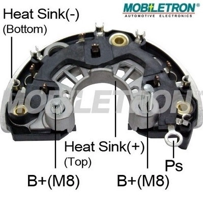 Puente de diodos, alternador Mercedes C  (2001-2007)