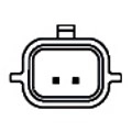 ABEU174 Mobiletron Sensor de freno, trasero