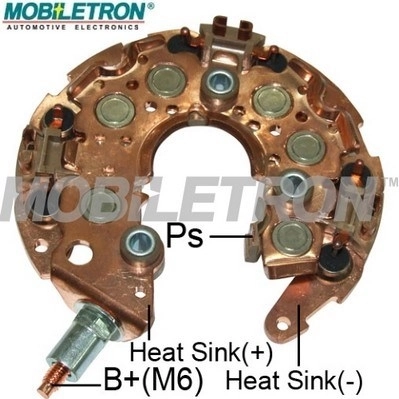 Puente de diodos, alternador Lexus RX  (2003-2008)