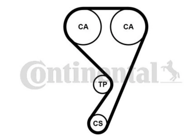 CT1211 Continental/Siemens Correa dentada