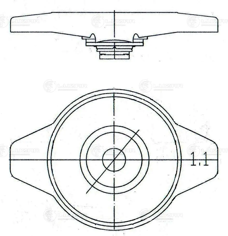 93194271 General Motors Tapa de radiador