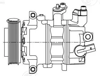 Compresor de aire acondicionado 8FK351322011 VAG