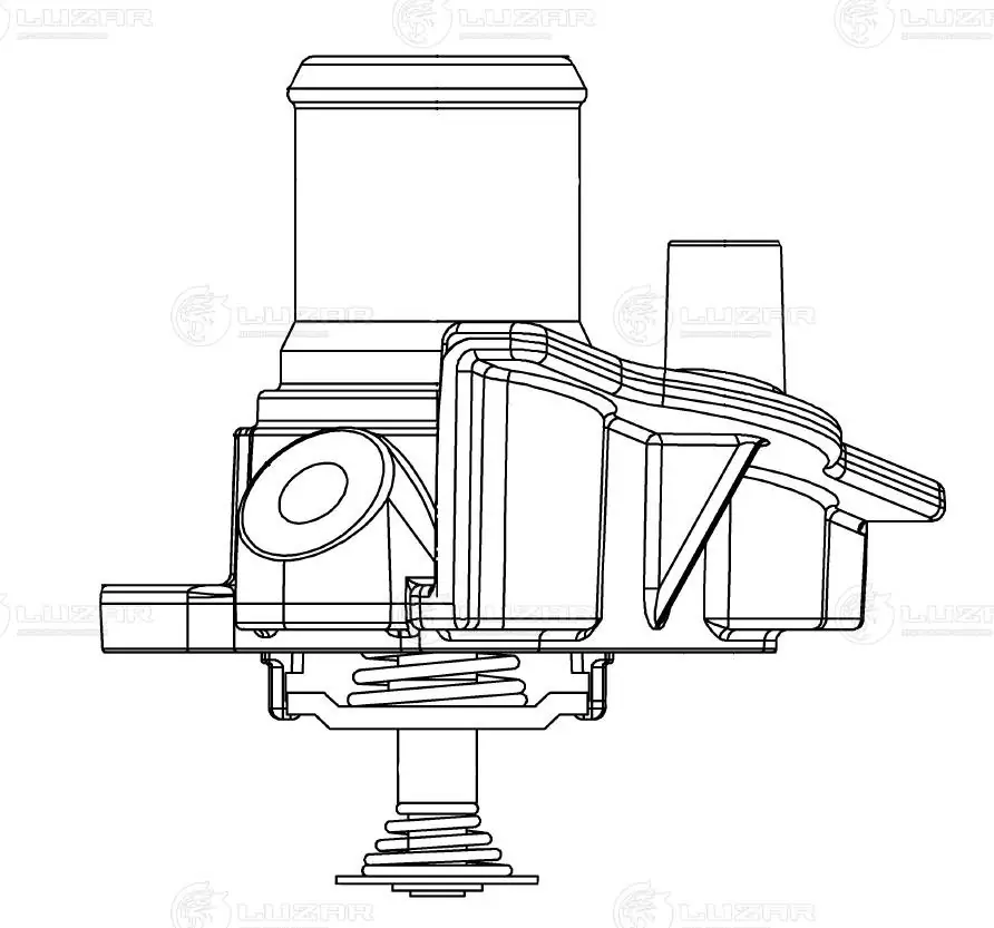 Caja del termostato para Fiat Ducato III 250
