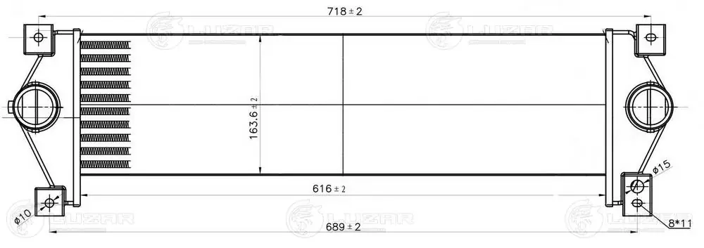 Radiador de aire de admisión Luzar LRIC1749 precio, desde 119,06 EUR