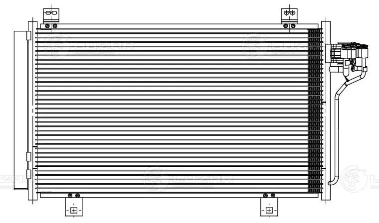 Comprar BJS861480 Toyota Condensador de aire acondicionado