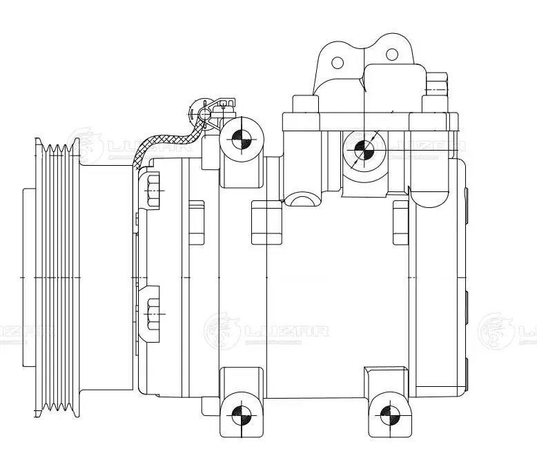 Compresor climatizador para Hyundai Coupe II GK
