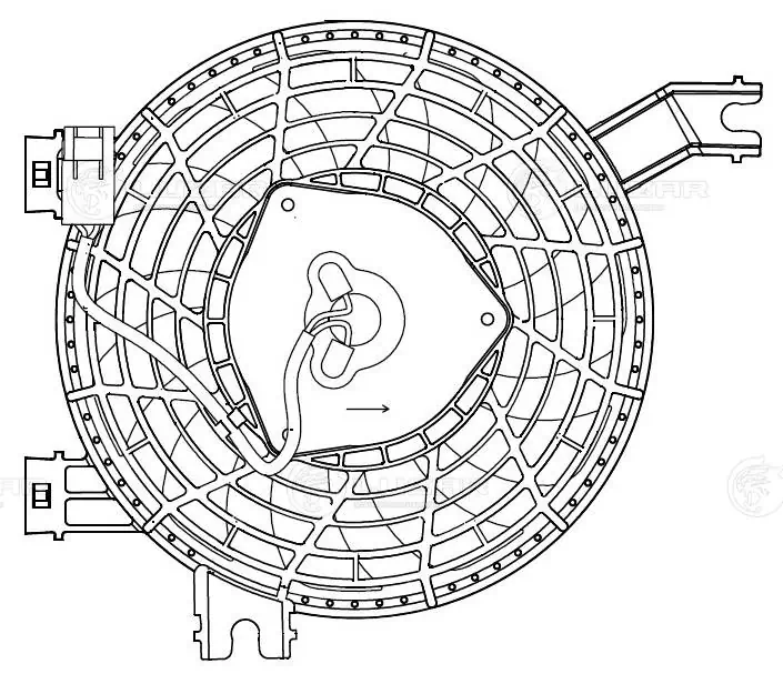 Ventilador eléctrico de aire acondicionado completo (motor y aspa) Luzar LFAC1951 precio, desde 136,80 EUR