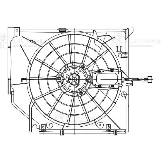 Ventilador, refrigeración motor Luzar LFK26118 precio, desde 110,35 EUR
