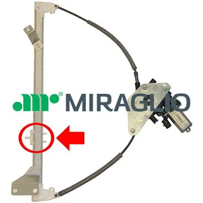 307148 Miraglio Mecanismo levanta, puerta delantera derecha