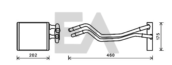 Calefactor para Ford Fiesta VI (CB1)