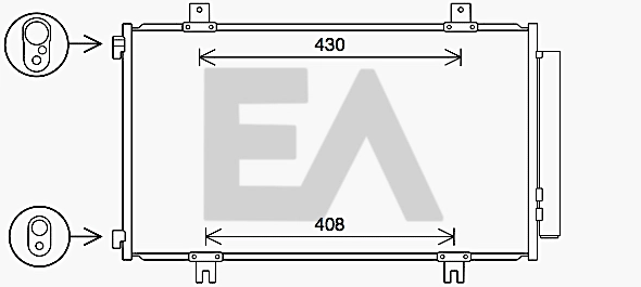 Condensador aire acondicionado Suzuki Vitara LY