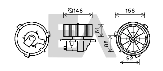 Ventilador de calefacción Fiat Punto  desde 60,47 €