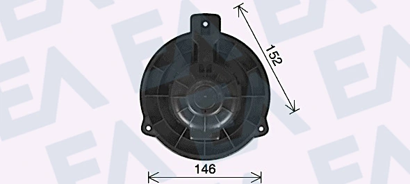 Electroventilador habitáculo KIA Rio III (UB)