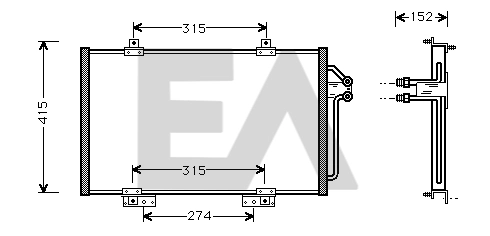 Comprar Condensador de aire acondicionado Renault Espace II J63 a bajo precio