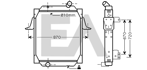 Radiador de água para Renault Trucks TRUCK PREMIUM  ()