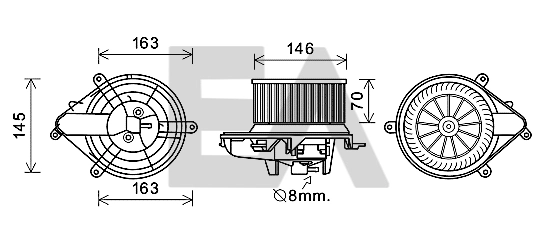 Ventilador de calefacción Citroen Xsara familiar (N2) (1997 - 2005) precio, desde 31,87 EUR