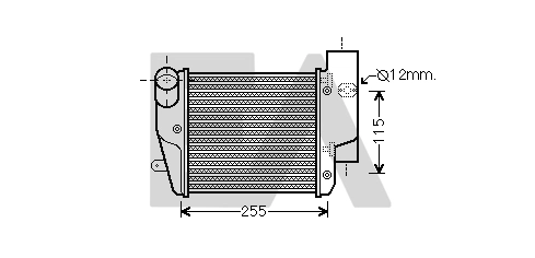 Enfriador de aire de admisión para Audi A6  (4F2)