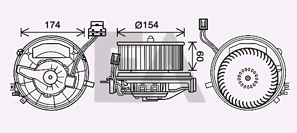 Ventilador de habitáculo Audi Q2  (2016-2026)