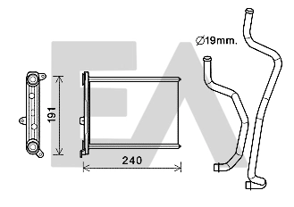 Calefactor para Nissan JUKE  (F15)