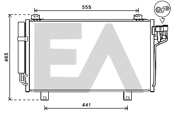 Condensador para Mazda 6  (GJ, GL)