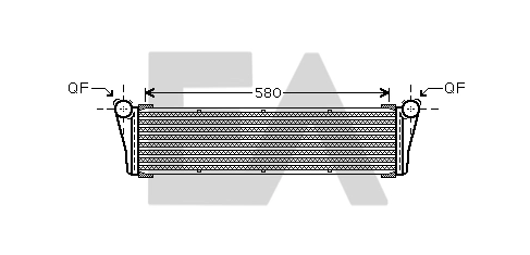 Radiador de água para Porsche 911  (997)