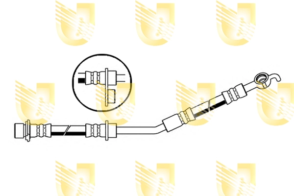 Tubo flexible de frenos delantero Toyota Yaris  (SP90)