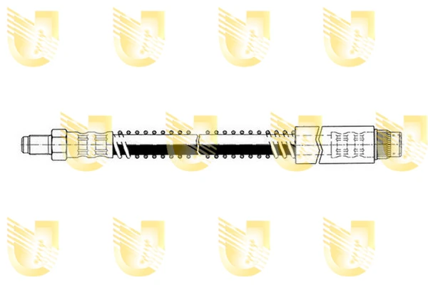 Tubo flexible de frenos delantero para Peugeot 206 (2A/C)