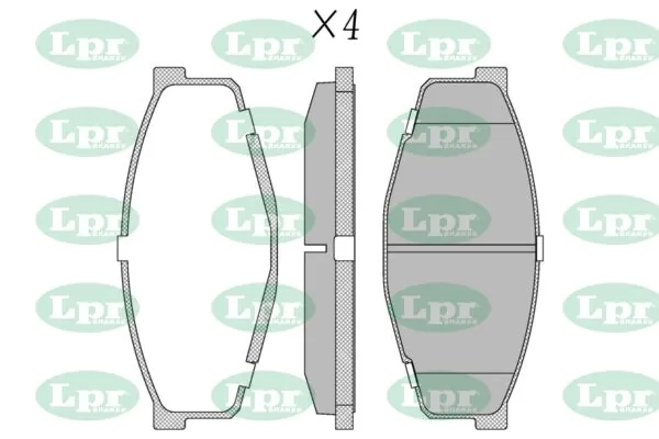 0449122250 Toyota Pastillas delanteras
