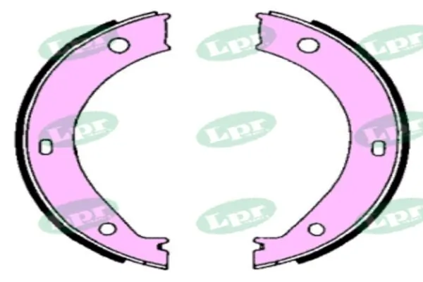 Juego de zapatas de frenos, freno de estacionamiento BMW 5 E34