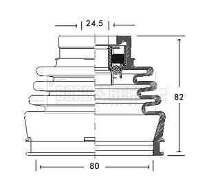 Fuelle transmisión delantero exterior para Alfa Romeo 146  930