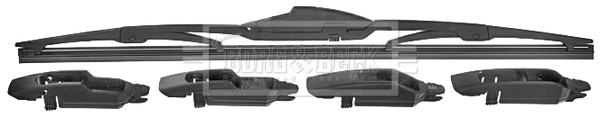 Limpiaparabrisas trasero para Audi A6 C7 4G2, 4GC