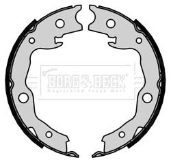 BORG&BECK BBS6403 zapatas de freno de mano Nissan Tiida